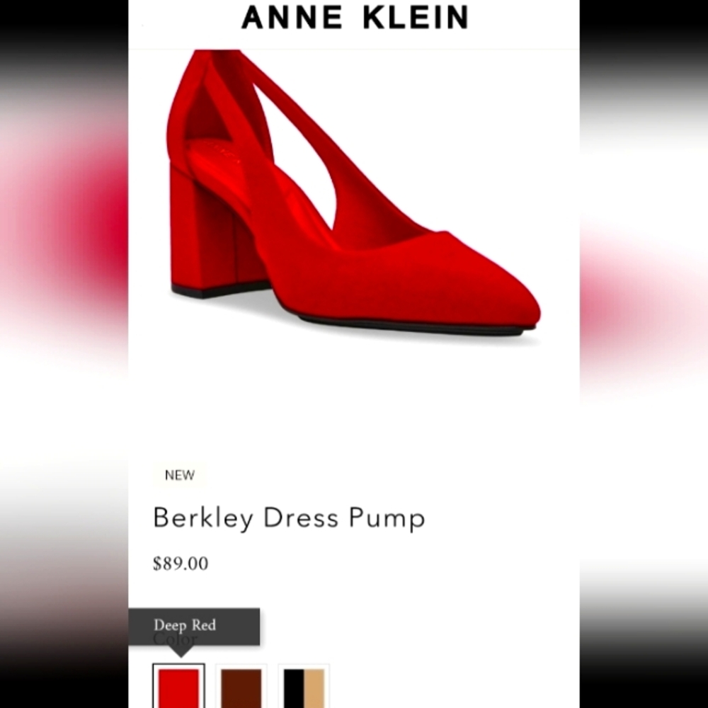 Anne Klein Red Pumps - Picture 2 of 10